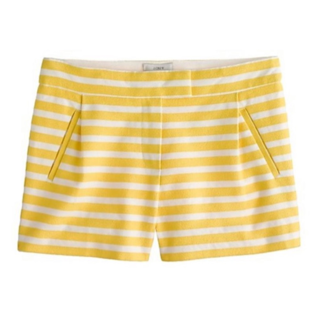 J Crew Stripe Textured Shorts (Size 4)